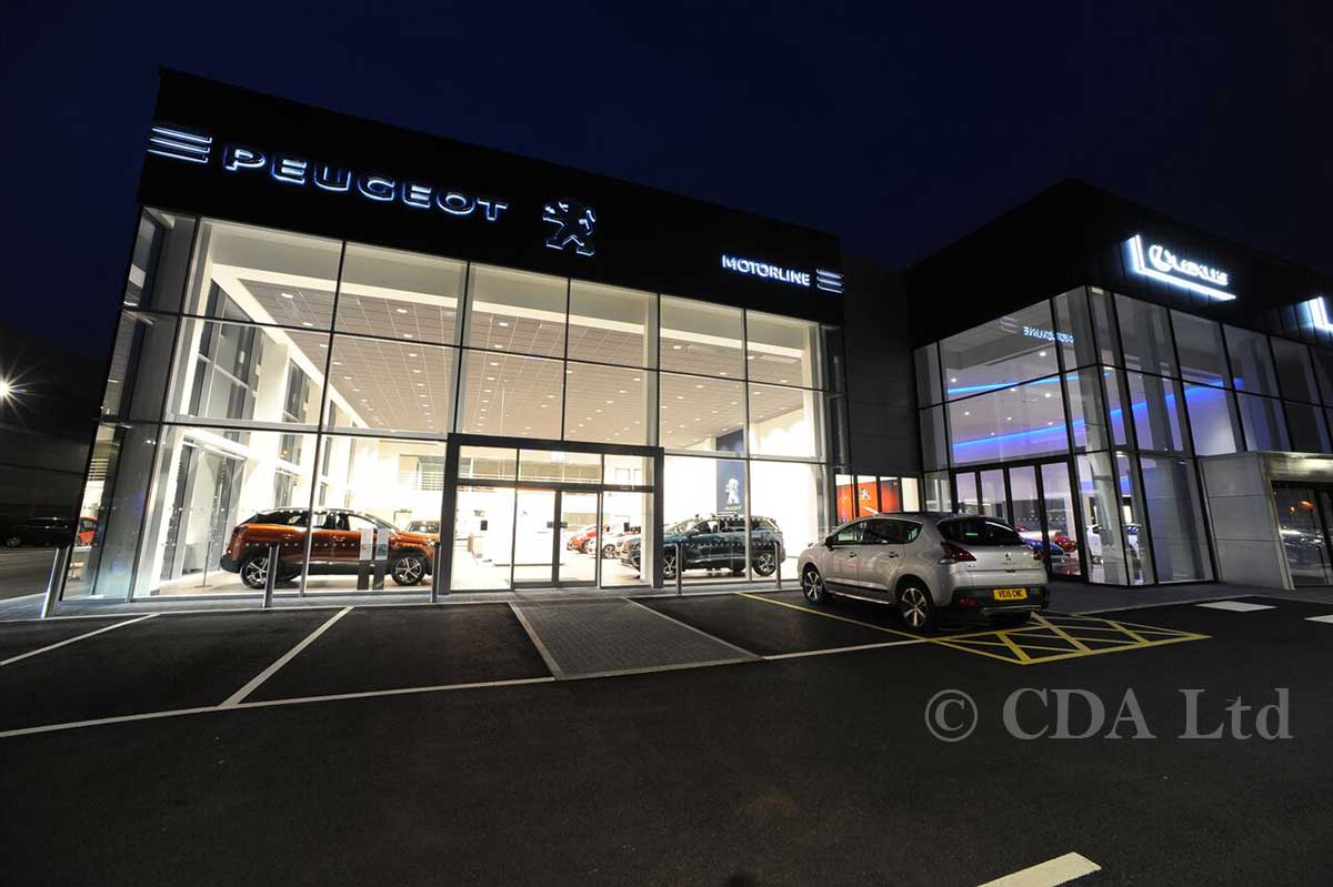 Car Showroom Build Crawley