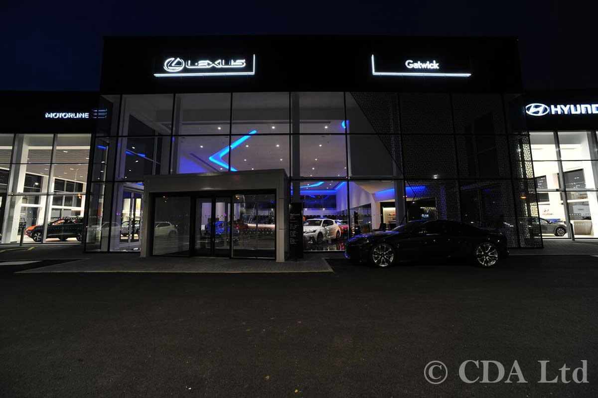 Lexus Showroom Glazing