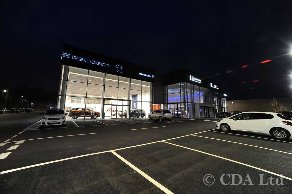 Car Showroom Construction Crawley