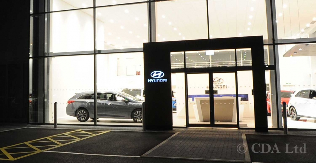 Automatic Sliding Doors for Car Showrooms