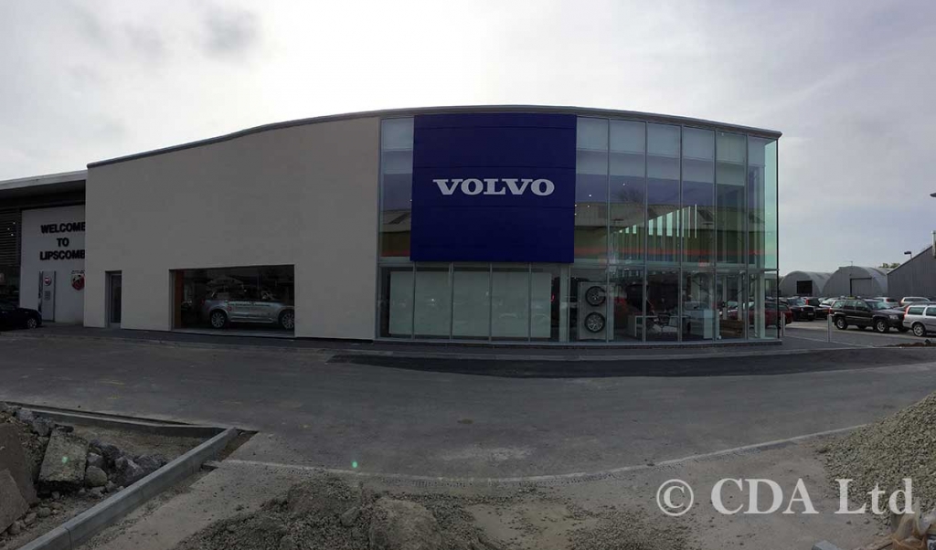 Volvo Car Showroom Construction Southampton