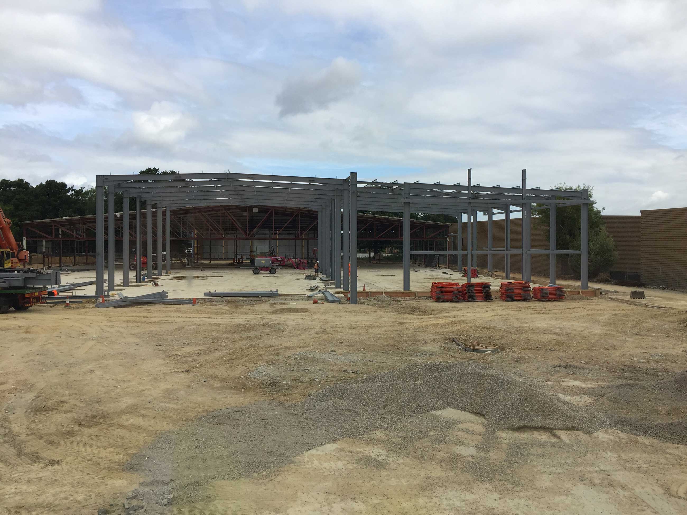 Car Showroom Construction, Crawley